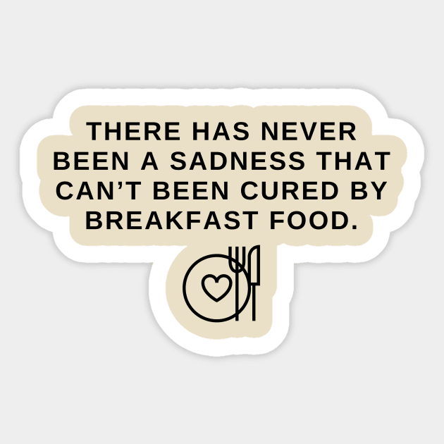 Breakfast Food Sticker by lyndsayruelle